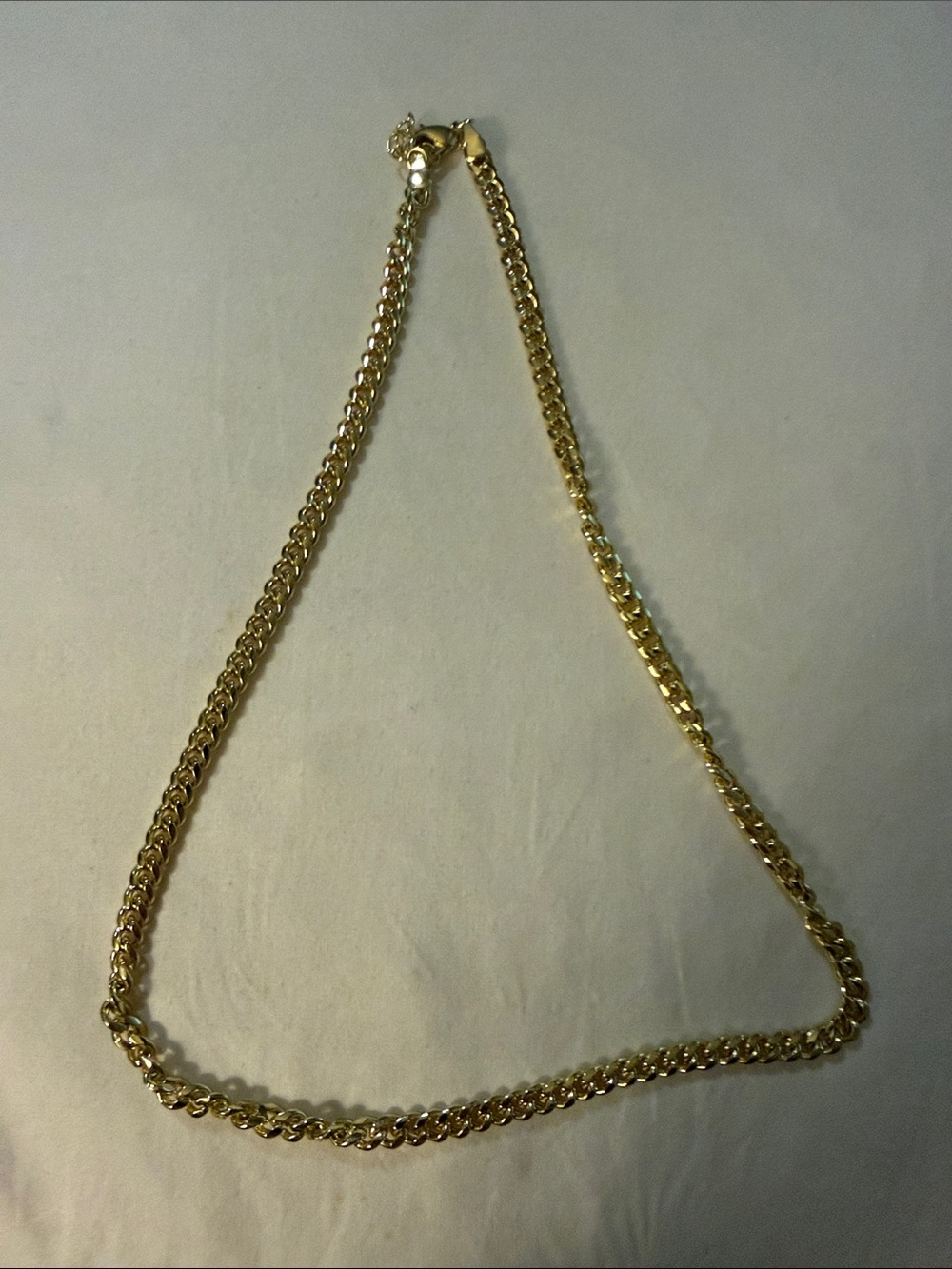 Gold-Tone Women's Chain Necklace - Classic Link Design